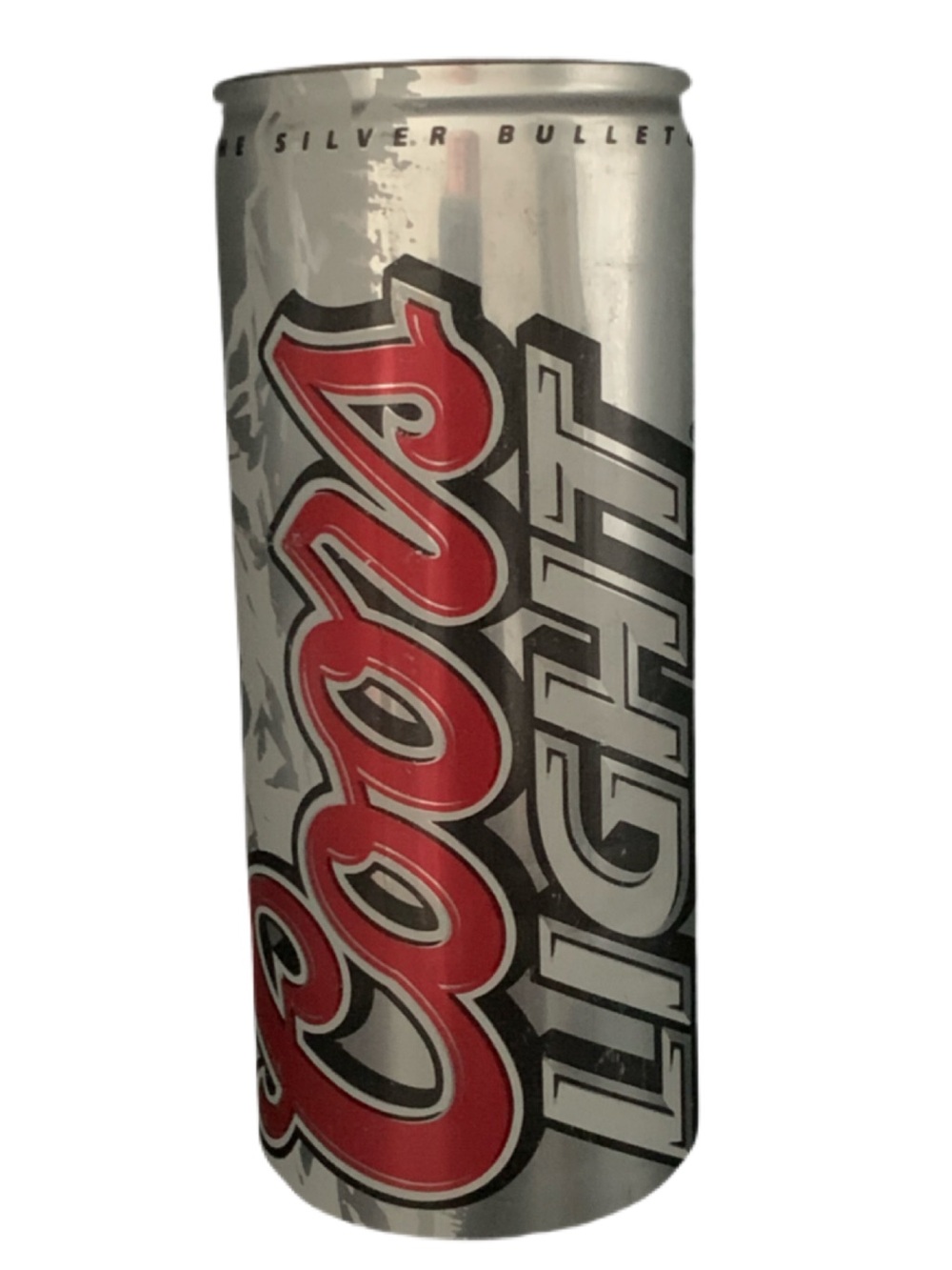 Vintage Beer Can Coors Light The Silver Bullet 8Oz Can Tab Empty Aluminum
